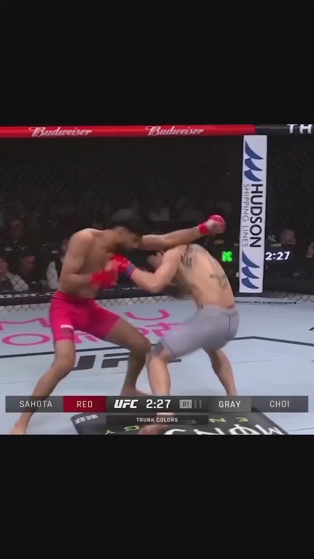 ДонгХун Чой отправил в нокаут Киру Синх Сахота в первом раунде! UFC Макао смотреть онлайн