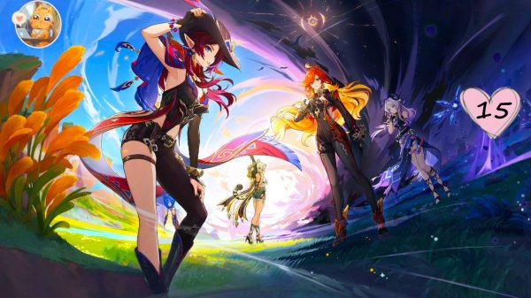 Геншин импакт: Радуга обречена сгореть/Anyuta Yar