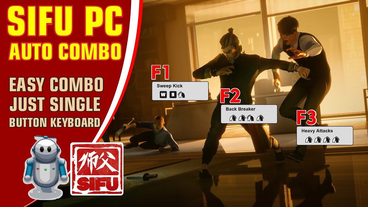 Bot Sifu Auto Combo with Single Button Keyboard смотреть онлайн