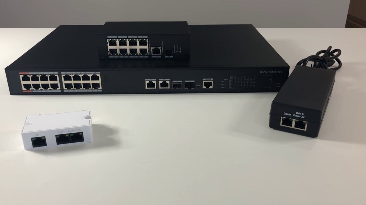 Power Over Ethernet | POE Switch for NVR IP Camera Systems смотреть онлайн
