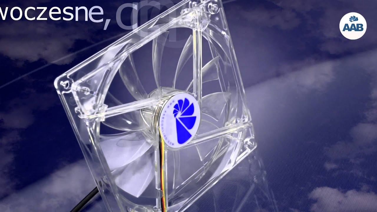 AAB Cooling Super Silent Fan 14 Blue LED - Prezentacja смотреть онлайн