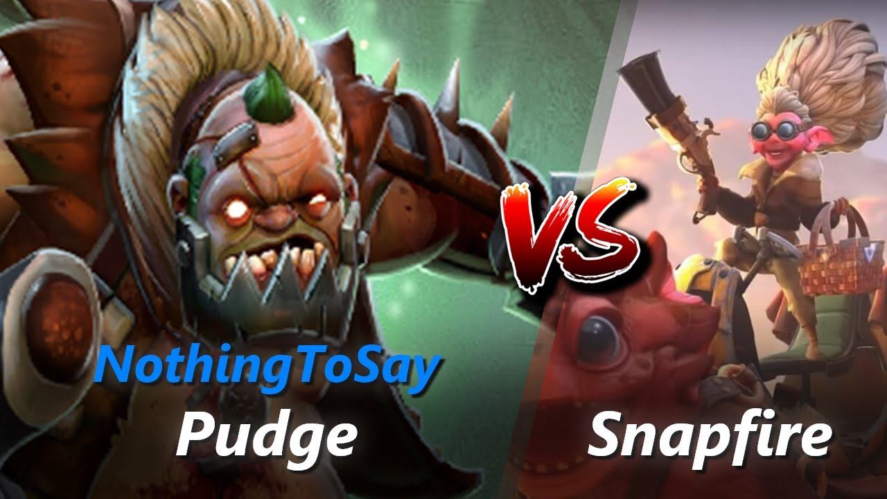 NothingToSay safelane Pudge vs Snapfire/Clockwerk | First 10 minutes смотреть онлайн