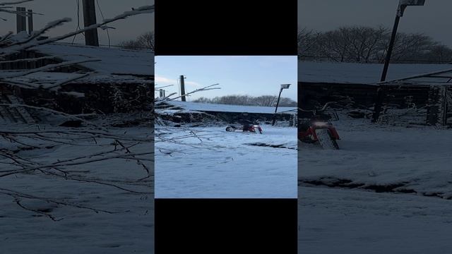 Трехколесный электрофэтбайк зима-лето. Езда по снегу