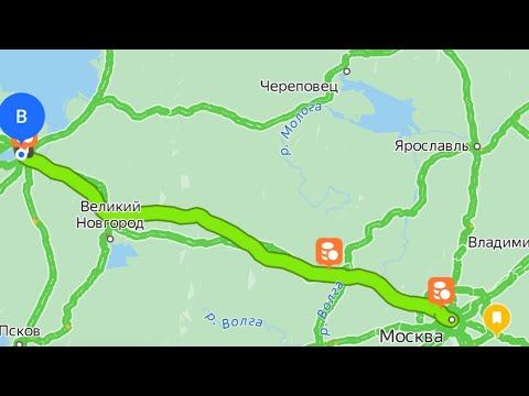 Зимняя поездка на Tesla Model 3 Москва-Питер #teslamodel3
