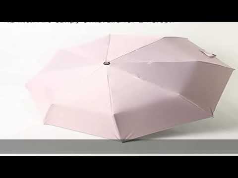 BAODINI Small Travel Umbrella For Rain Protection Sun-Folding UV Umbrella Windproof Compact