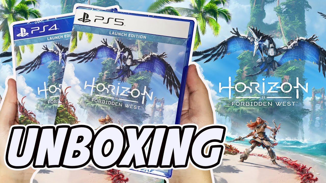 Horizon Forbidden West Launch Edition(PS4/PS5) Unboxing смотреть онлайн