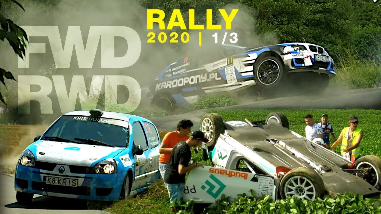 FWD RWD RALLY MIX 2020 | Flat Out, Mistakes & Crashes | part 1 | GRB смотреть онлайн