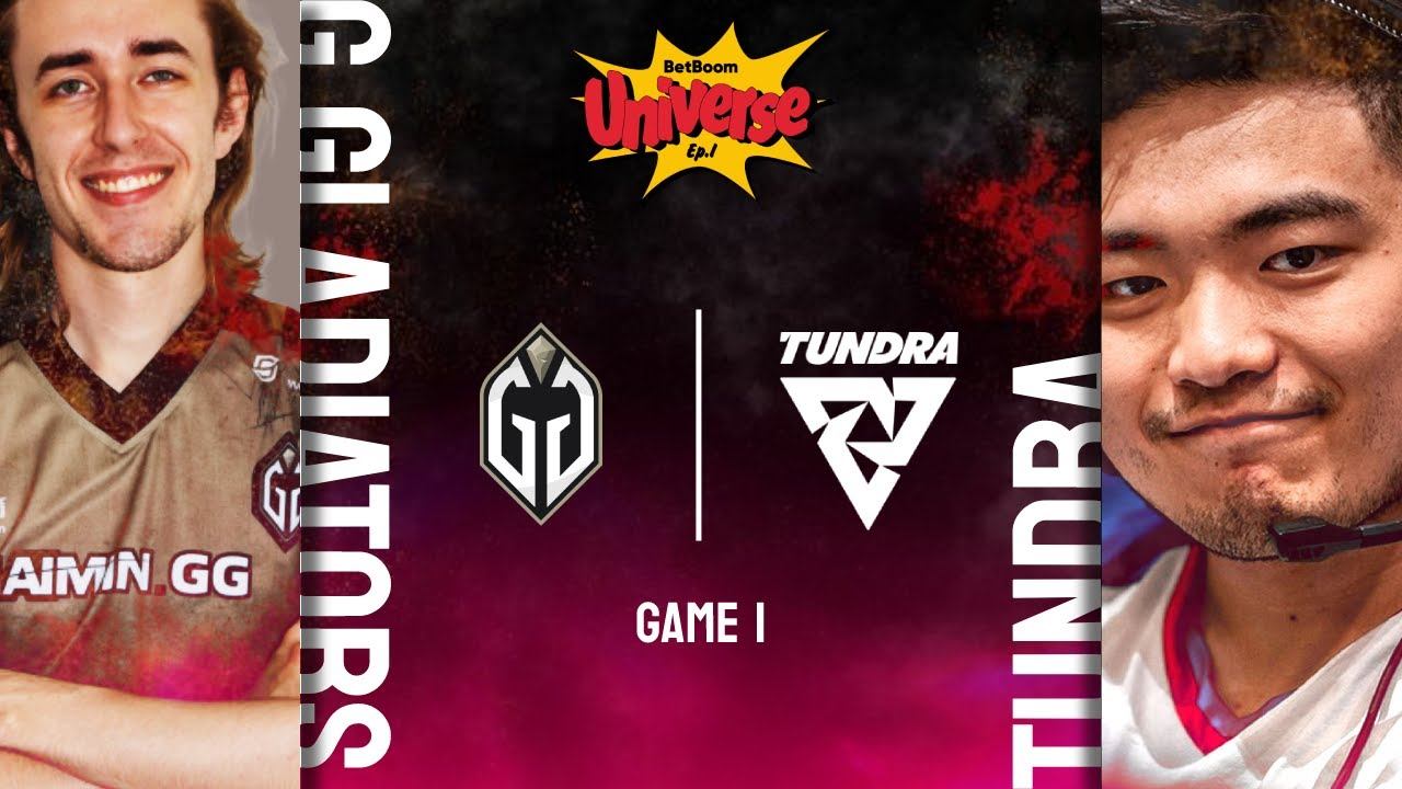 (GAME 1) GAIMIN GLADIATORS vs TUNDRA - TOPSON STAND IN - BET BOOM UNIVERSE смотреть онлайн