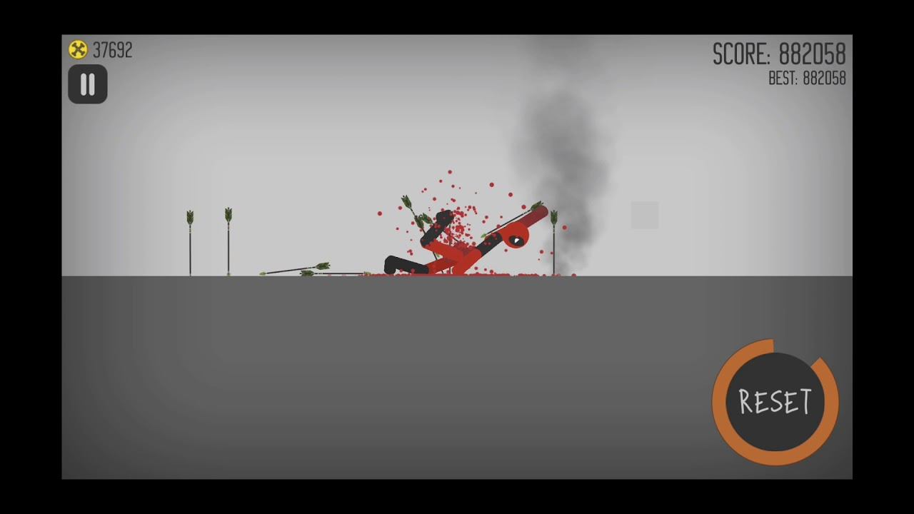 Stickman Dismount glitch gameplay смотреть онлайн