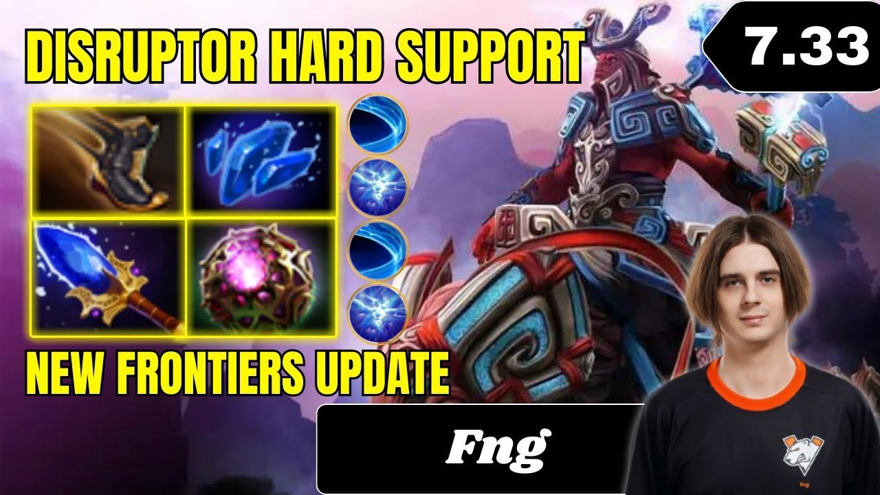 Patch 7.33 - Fng Disruptor 30 ASSISTS Hard Support Gameplay - Dota 2 Full Match Gameplay смотреть онлайн