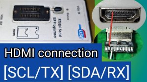 RT809F HDMI port connection SDA/RX SCL/TX