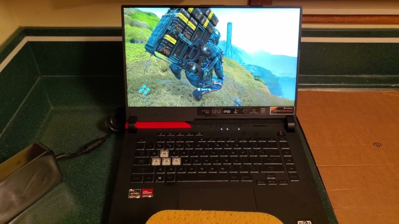 Reducing laptop fan noise with framecaps on the ASUS Strix G15 AE смотреть онлайн