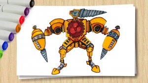 Рисуем Титана Босс ДрельМен _ How to draw TITAN DRILL MAN Skibidi Toilet (1)