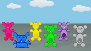Учим ЦВЕТА с желейными медведями | Разноцветные мишки 3д | Учим цвета с животными #учимцвета #3д