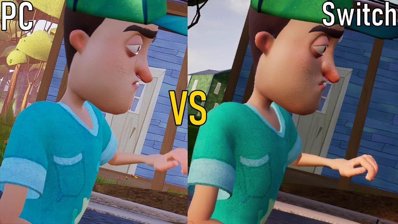 Hello Neighbor Graphics Comparison and Review (PC vs Nintendo Switch) смотреть онлайн