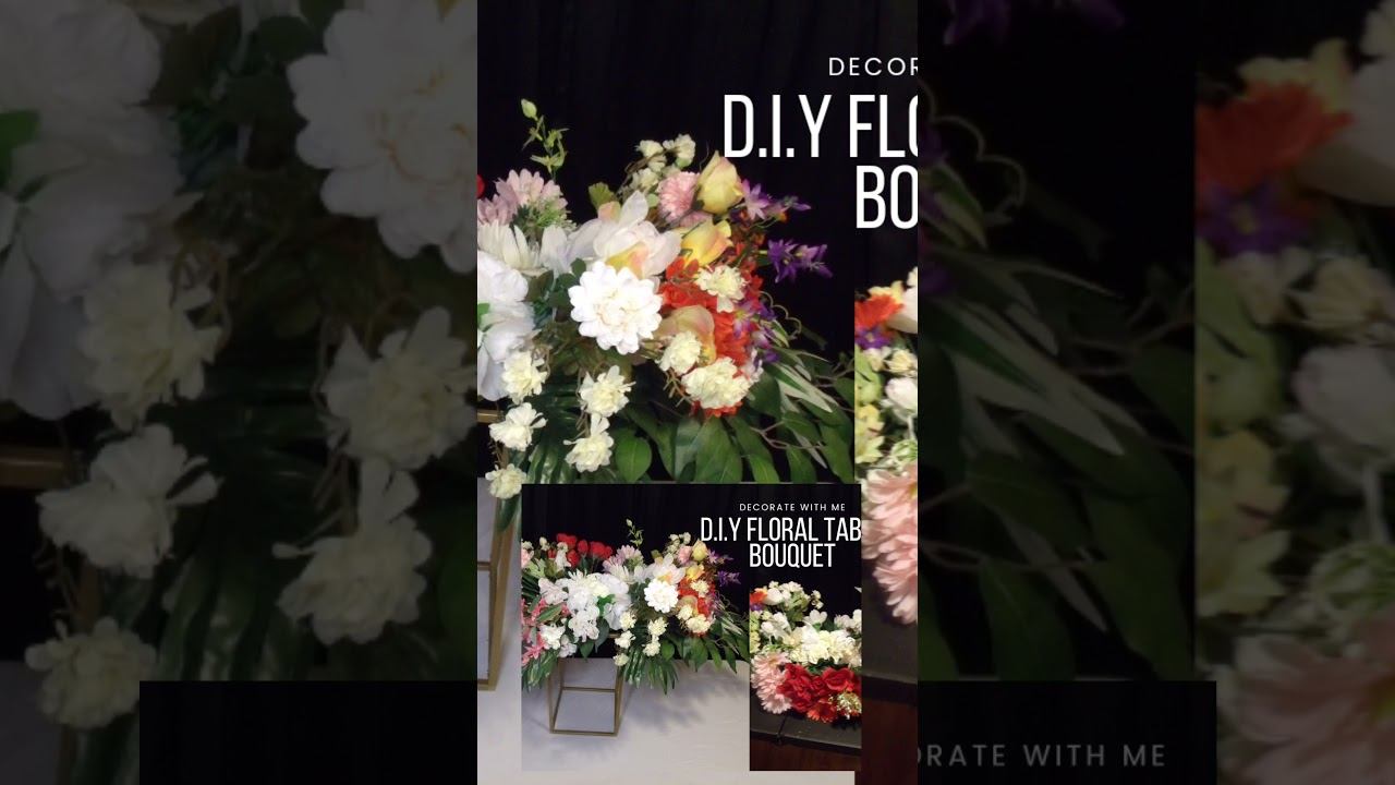 m.e decor- check out this easy floral table bouquet d.i.y смотреть онлайн