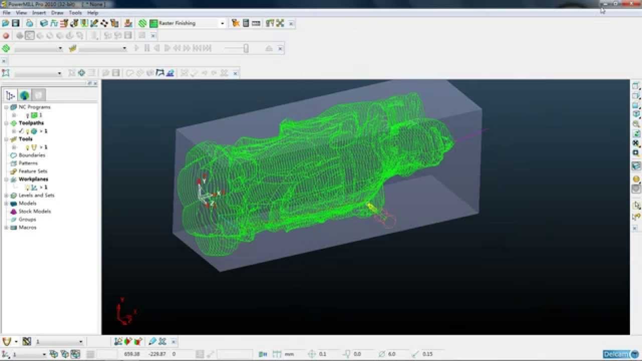 How to Creat 4 Axis Tool Path by PowerMILL Software смотреть онлайн