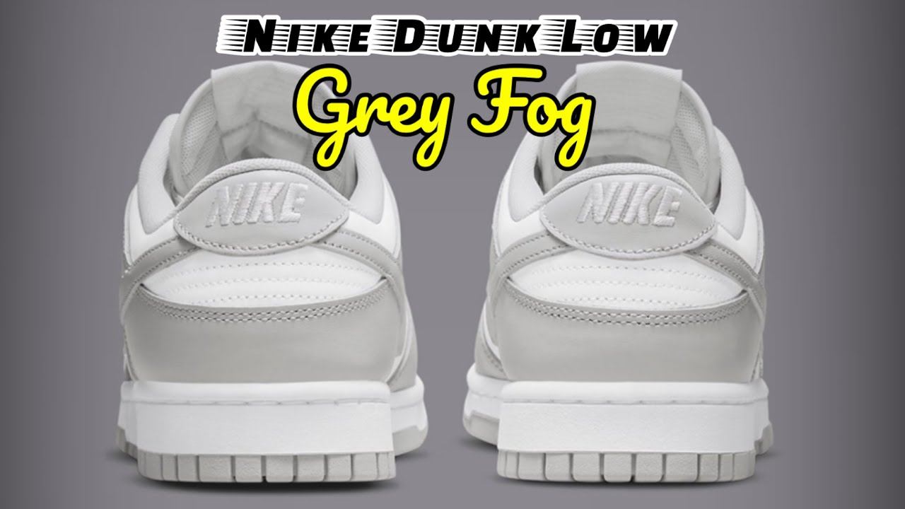 GREY FOG Nike Dunk Low DETAILED LOOK and Release Update смотреть онлайн