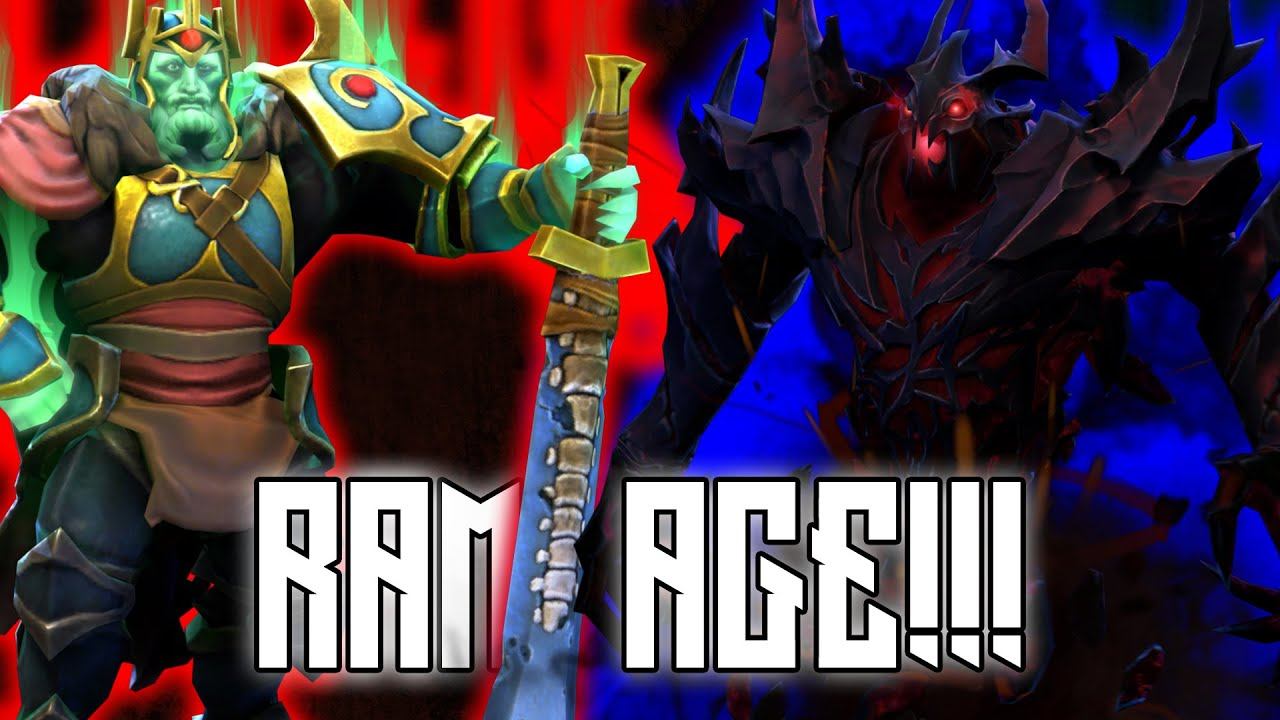 Wraith King with Shadow Fiend Dota 2 Rampage 2022 смотреть онлайн