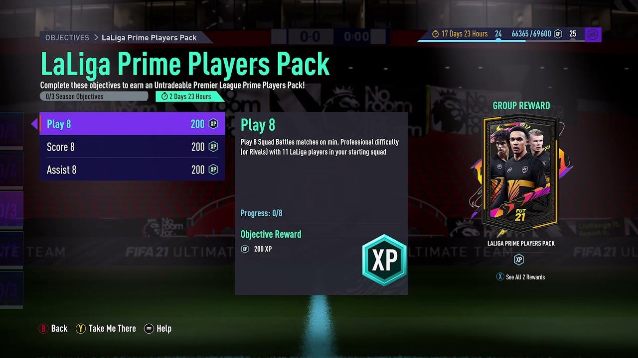 LaLiga Prime Players Pack Objectives FIFA 21 смотреть онлайн