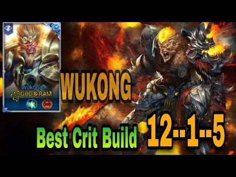 WUKONG JUNGLE GAMEPLAY - 100% CRIT BUILD / AOV / ROV / Liên Quân mobile смотреть онлайн