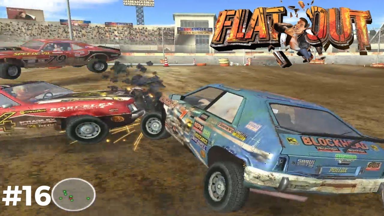 Flatout 1 (2004) - Demolition Derby Gameplay #16 - Demolition Arena (Pc) смотреть онлайн