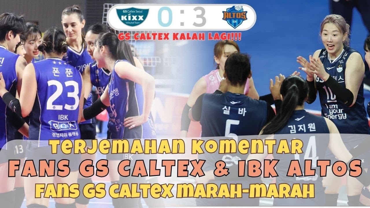 Terjemahan Komentar Fans IBK Altos & GS caltex dipertandingan kemaren, Red Spark turun peringkat? смотреть онлайн