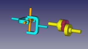 FreeCAD Assembly 4 Tutorial - Oldham Coupling Mechanism and Animation (Assembly4)