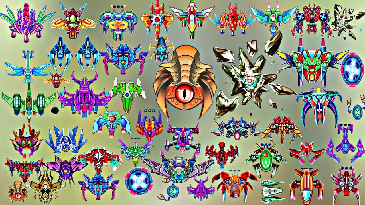 Galaxy Attack: Alien Shooter all bosses | Brown2k2gaming смотреть онлайн