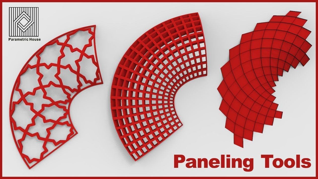 Rhino Paneling Tools tutorial смотреть онлайн