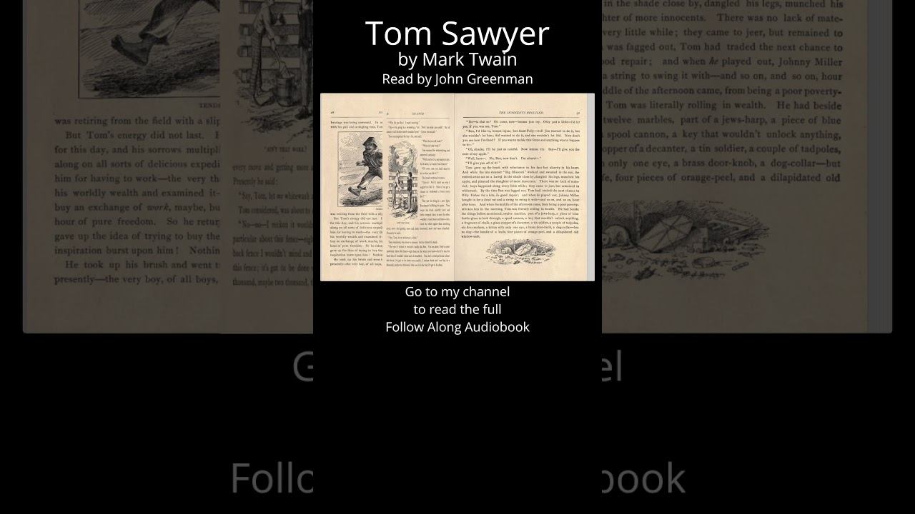 The Whitewashing Scene from "Tom Sawyer" by Mark Twain Audiobook смотреть онлайн