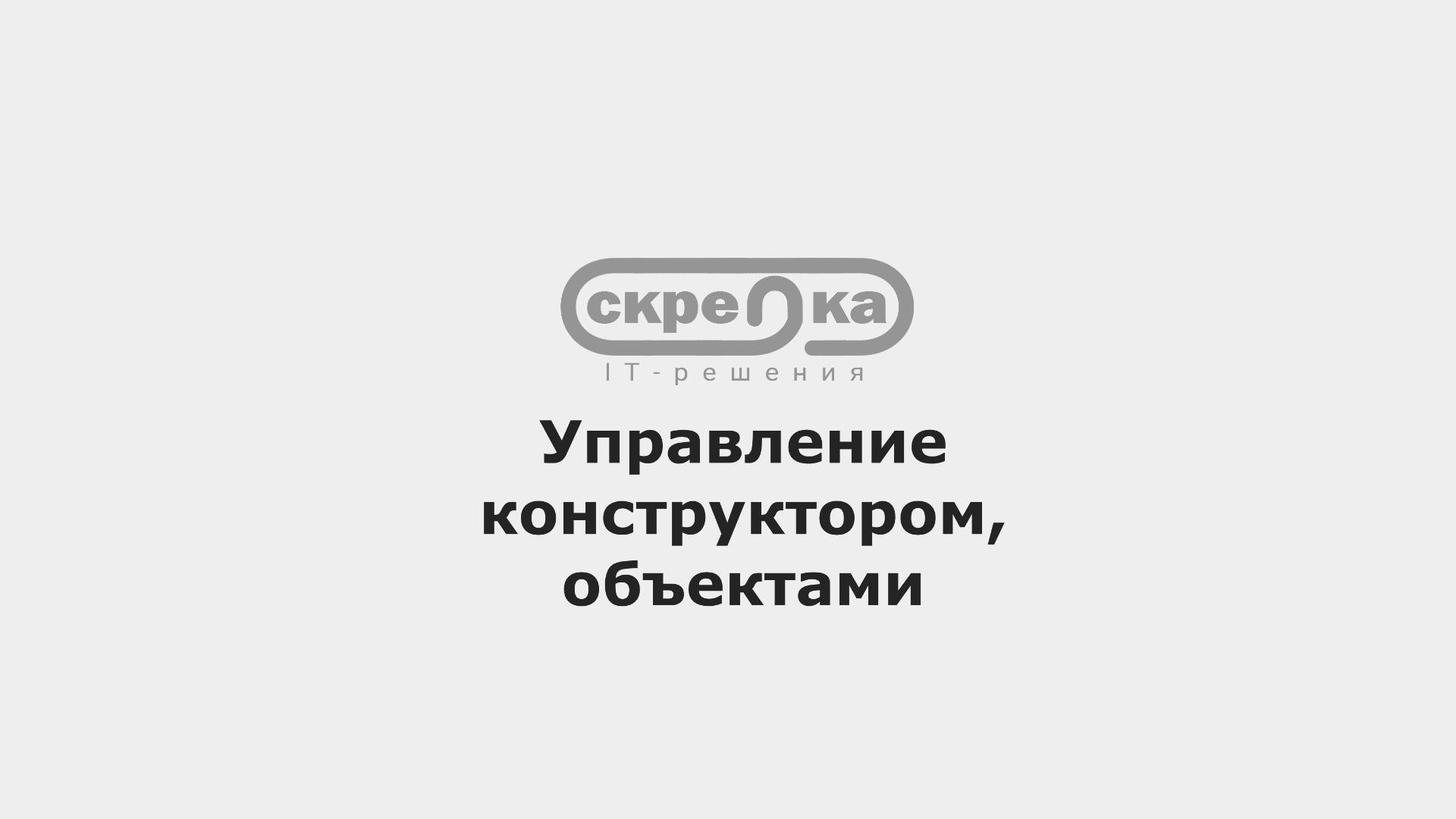 Управление конструктором, объектами