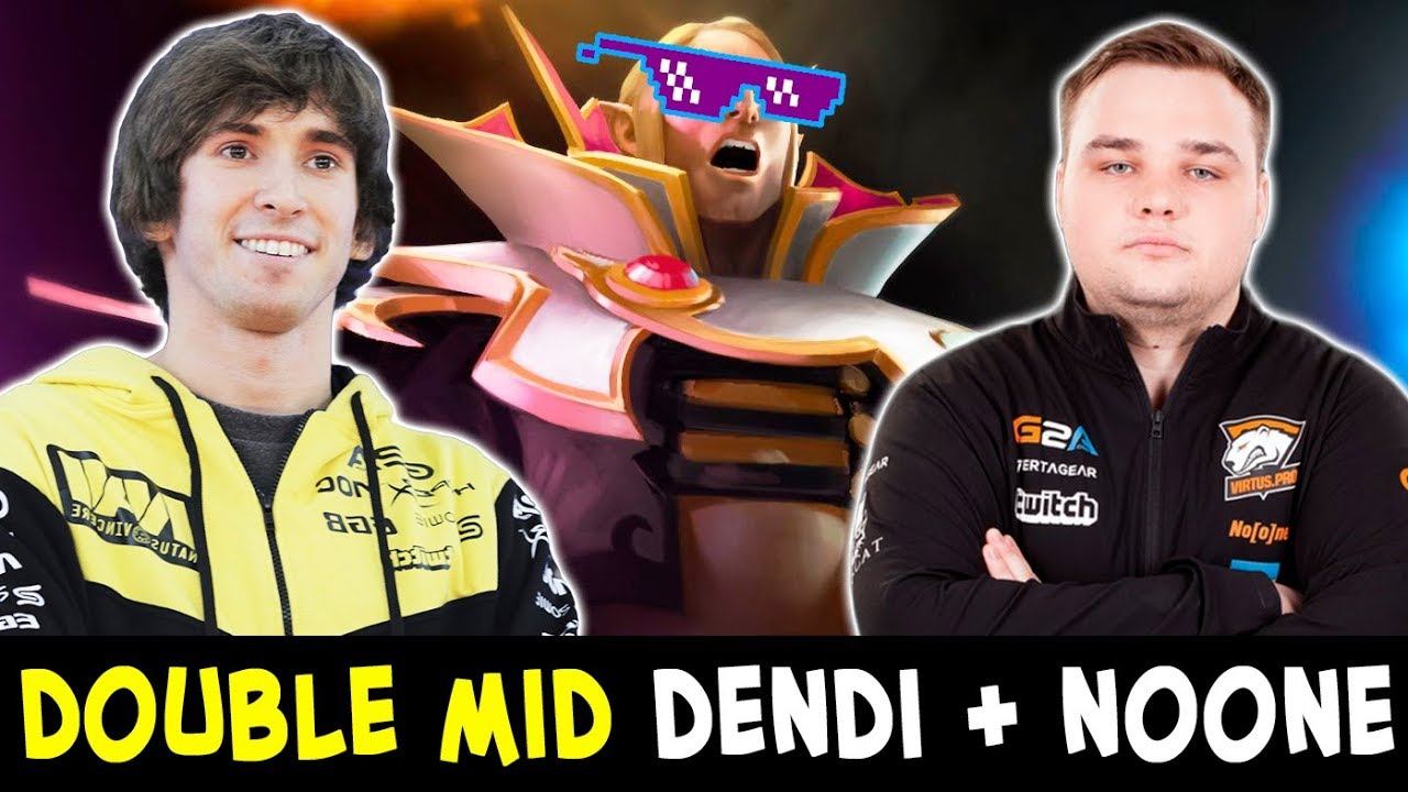 Double mid Dendi + Noone — BEST CIS miders vs SEA server смотреть онлайн