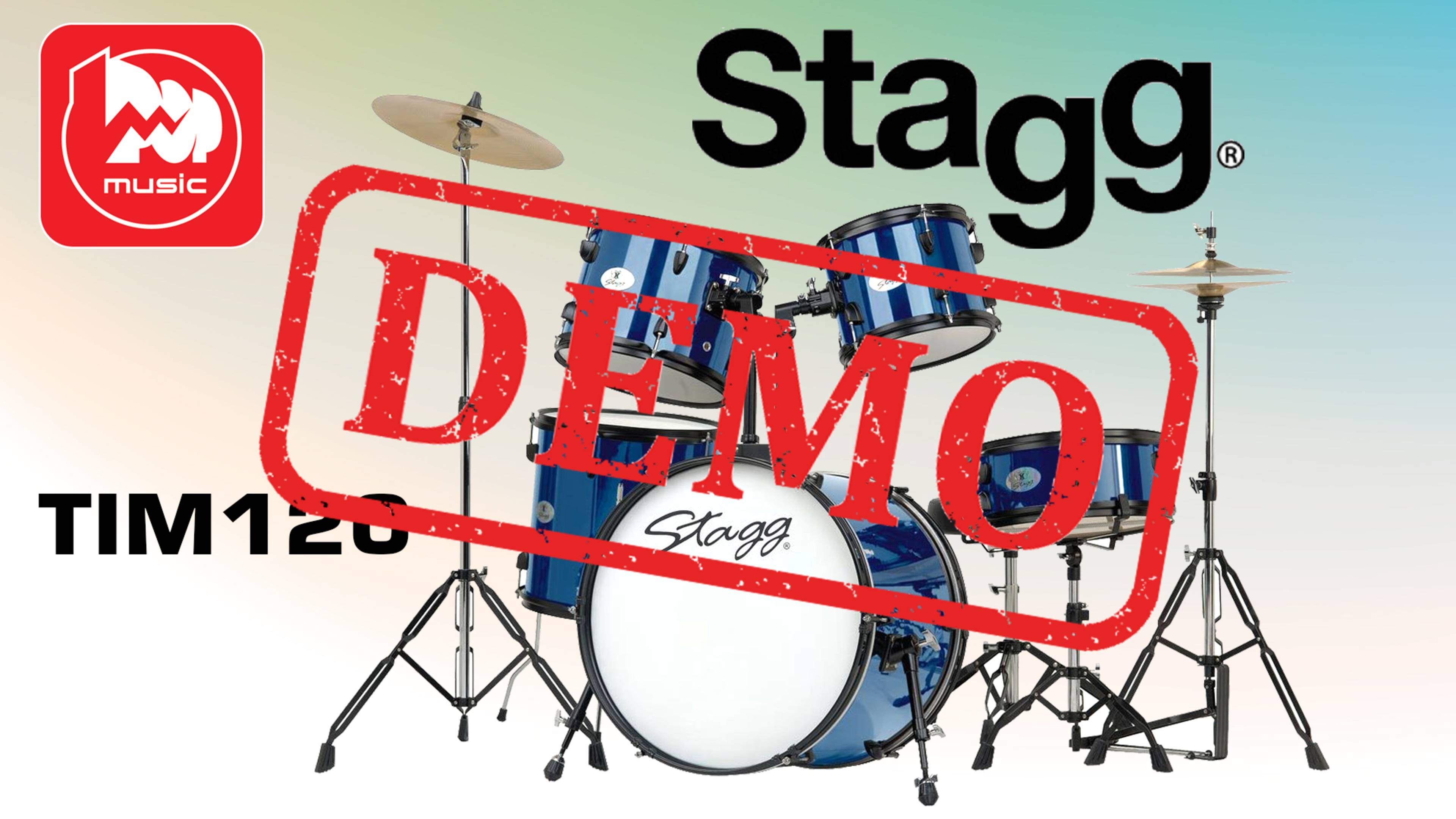 Барабанная установка STAGG TIM120 - демонстрация звучания смотреть онлайн