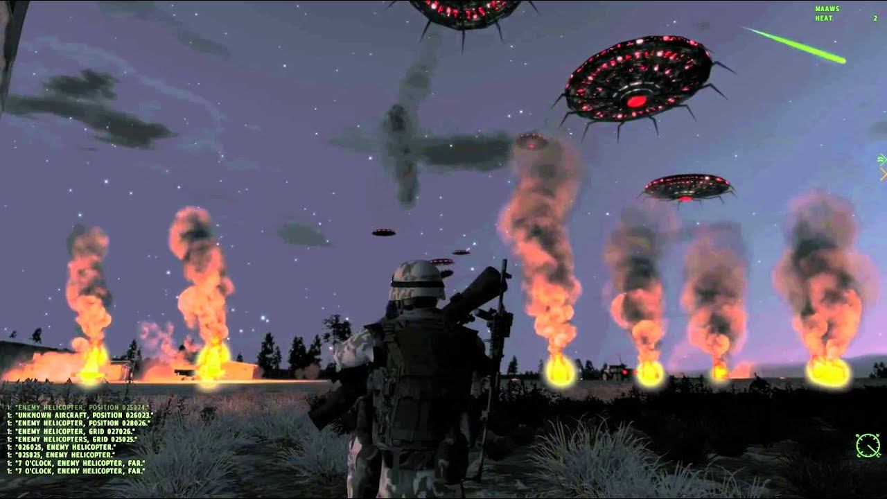 ARMA 2.. ALIEN MOD...... WAR OF THE WORLDS.... IRELANDS LAST STAND смотреть онлайн