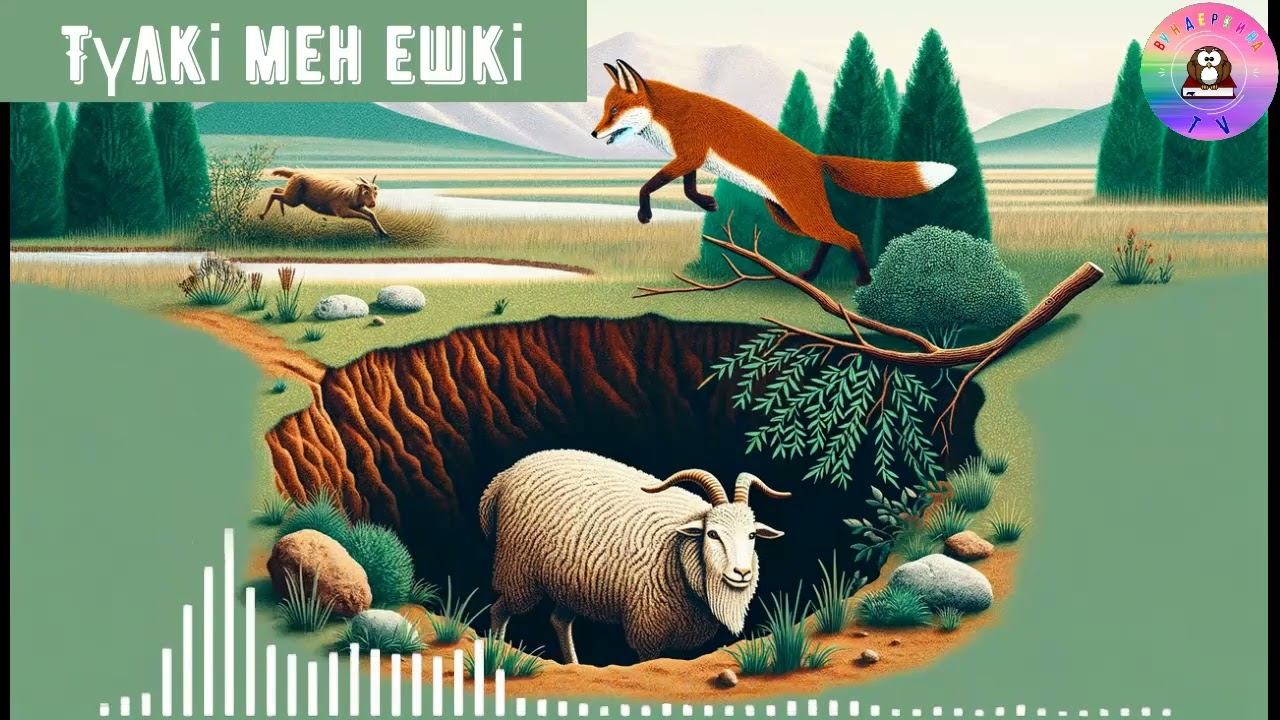 Сказки на казахском / Қазақша ертегілер / Түлкі мен ешкі смотреть онлайн