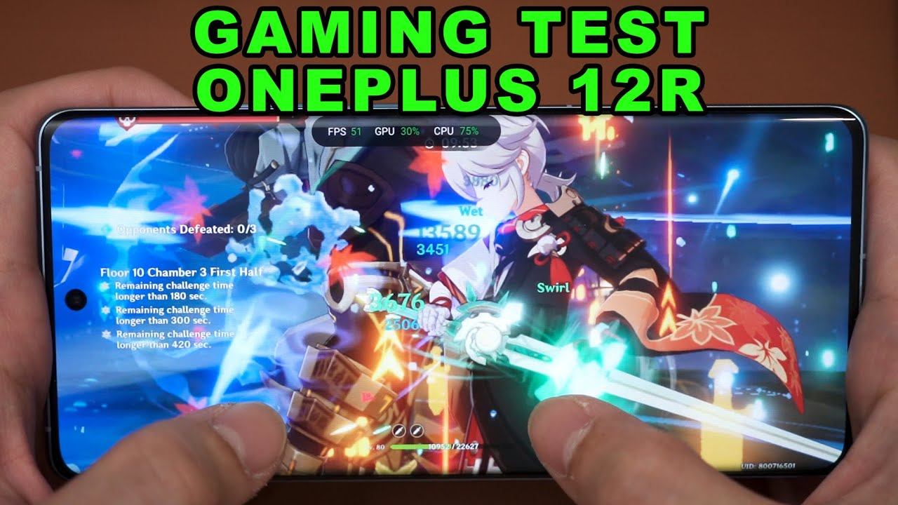 Gaming Test - OnePlus 12R With Snapdragon 8 Gen 2