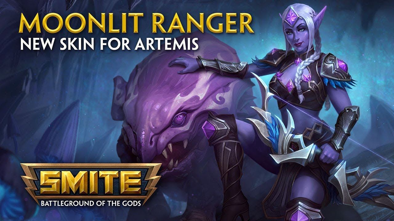 SMITE - New Skin for Artemis - Moonlit Ranger смотреть онлайн