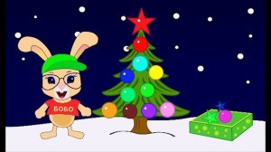 Развивающий мультик  Наряжаем елочку НОВЫЙ ГОД УЧИМ ЦВЕТА И ЦИФРЫ