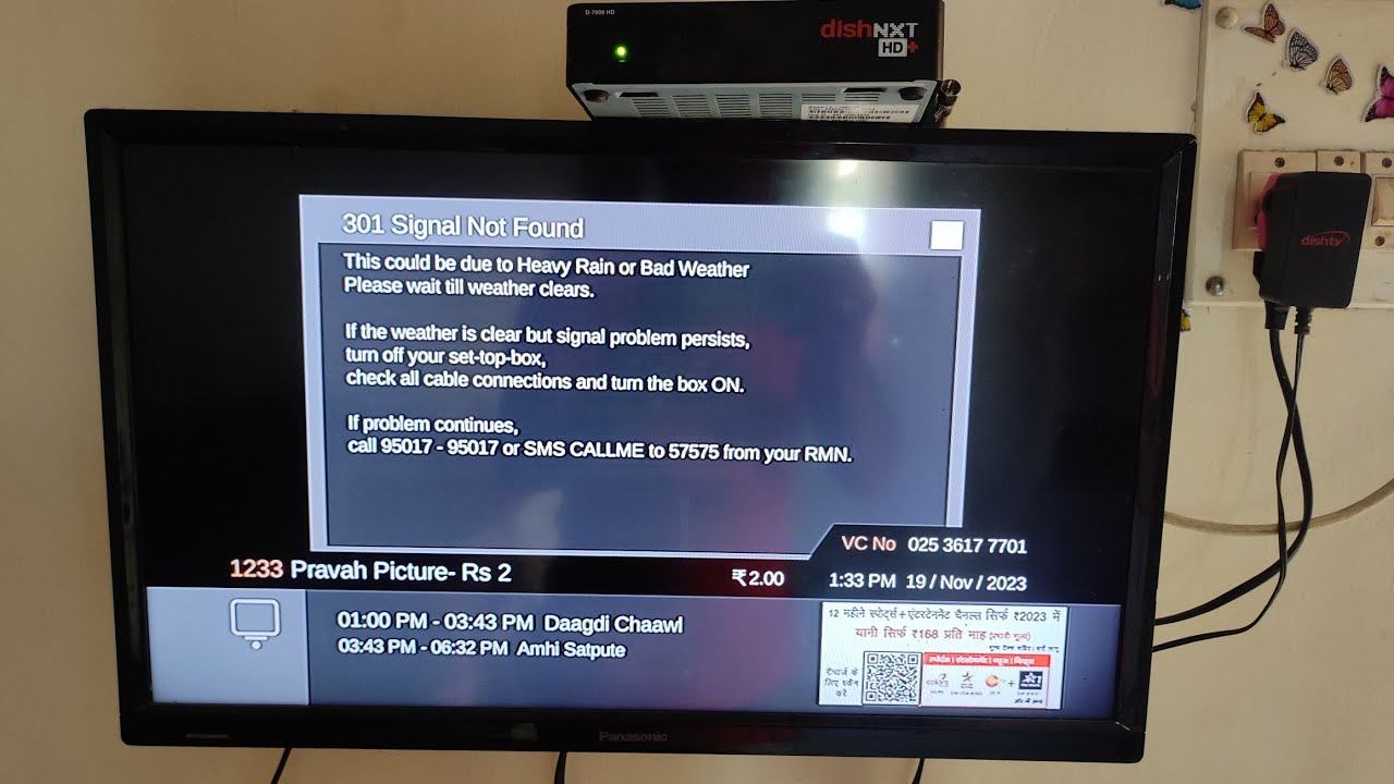 single not found # Error Code:-301 # Dish TV HD #301 #singlenotfound #Dishtvhd #dishtv смотреть онлайн