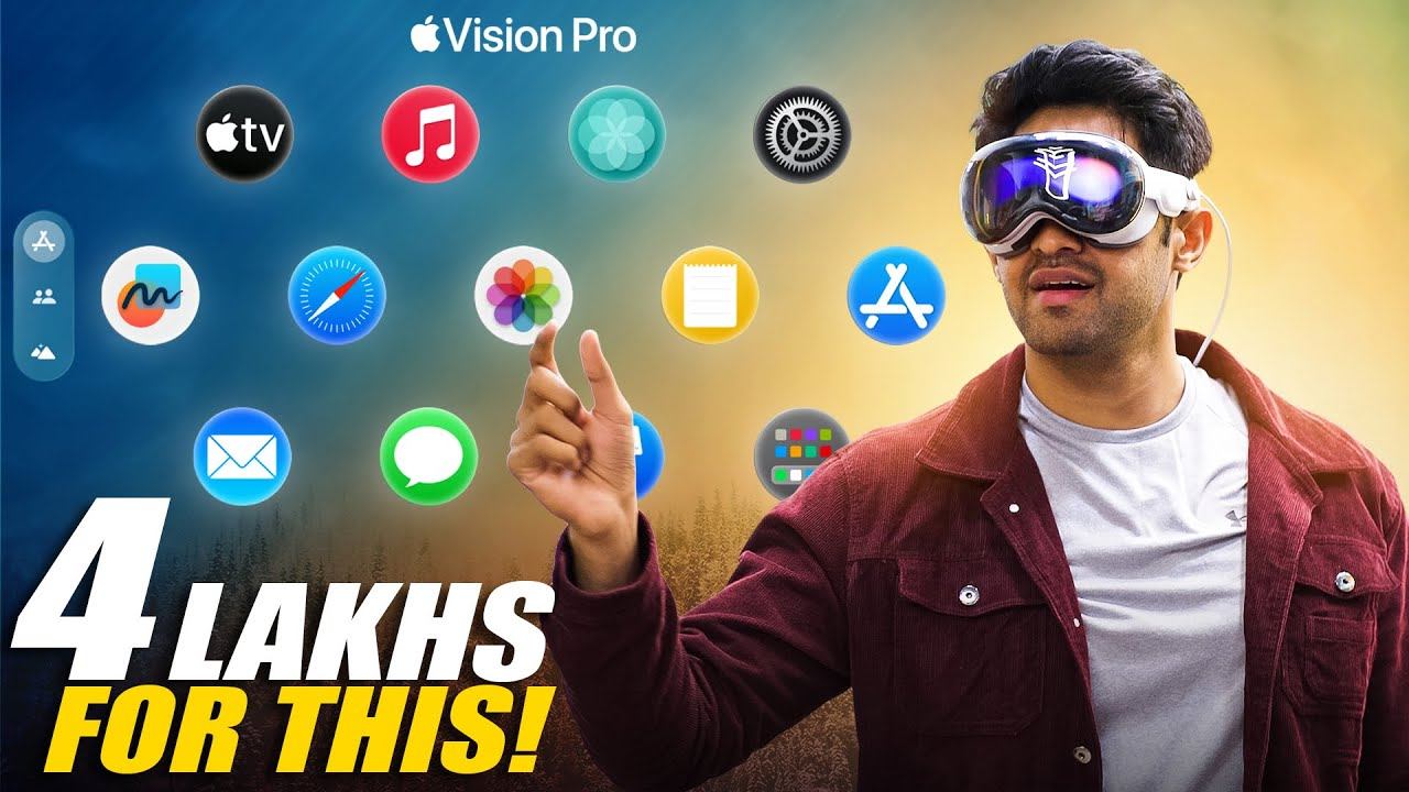 I spent 4 LAKHS on apple vision pro in india! смотреть онлайн