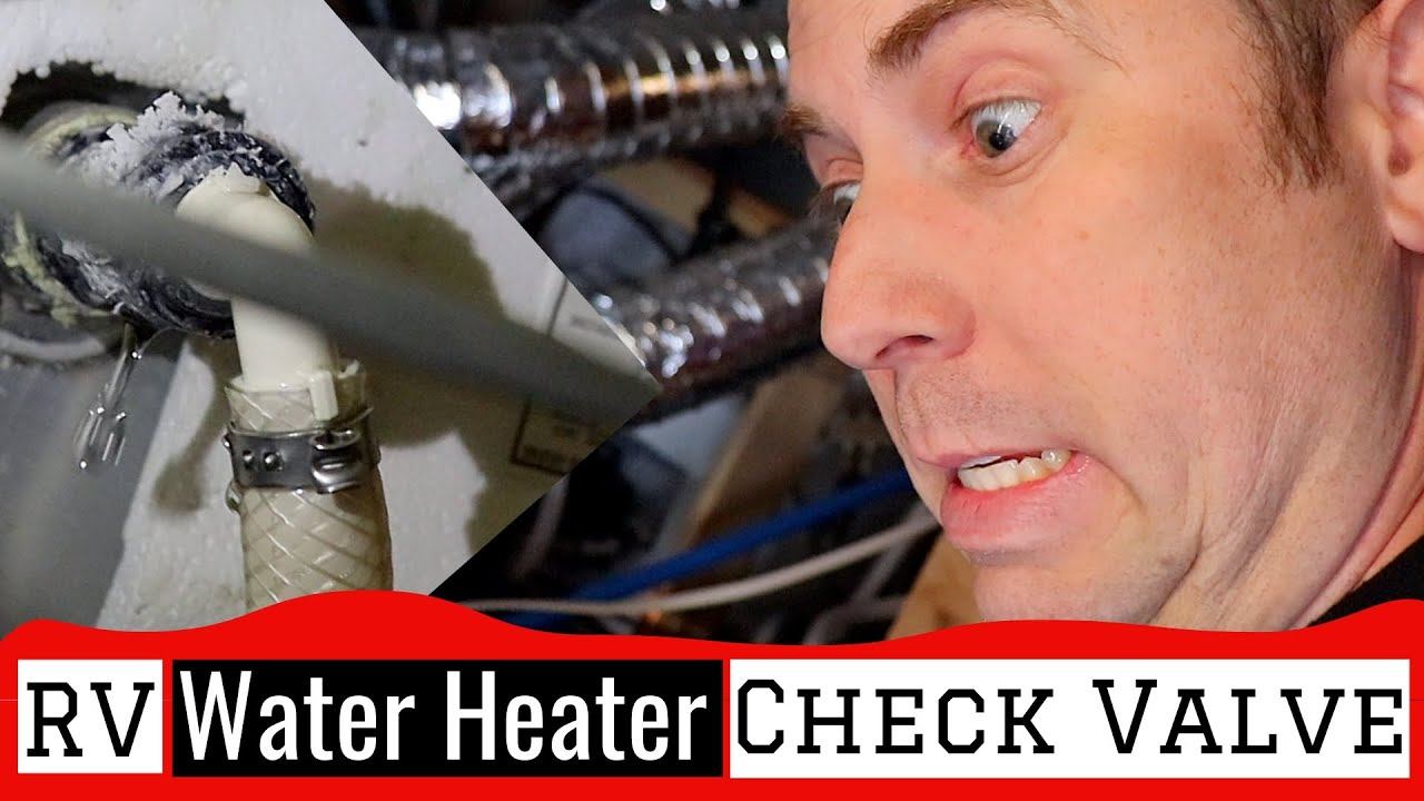 RV Water Heater Leak // No Hot Water in Our RV!! смотреть онлайн