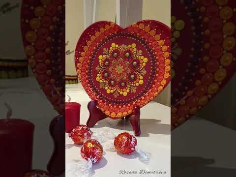 Heart Dot Mandala / Мандала във формата на сърце смотреть онлайн
