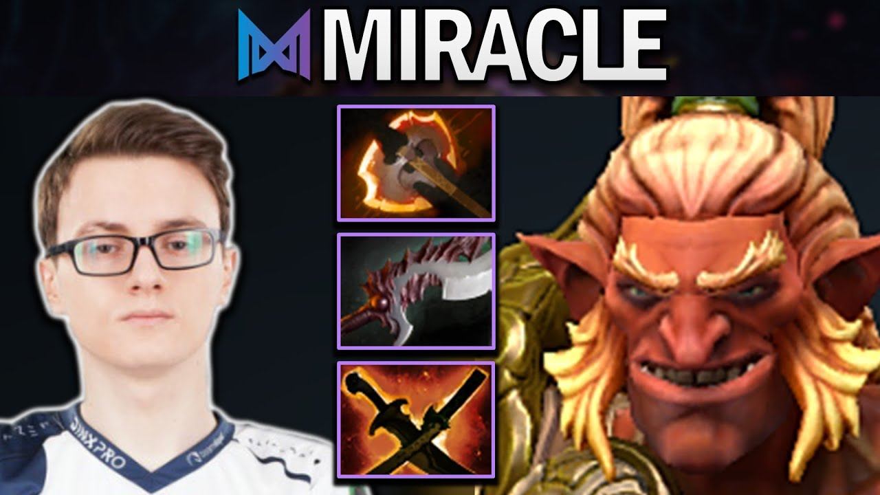 NIGMA.MIRACLE TROLL WARLORD IN PRO MATCH - DOTA 2 PRO GAMEPLAY смотреть онлайн