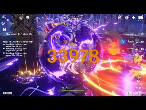 Genshin Impact - 16/05/2021 Patch 1.5 Spiral Abyss 9 to 12 Full Run смотреть онлайн