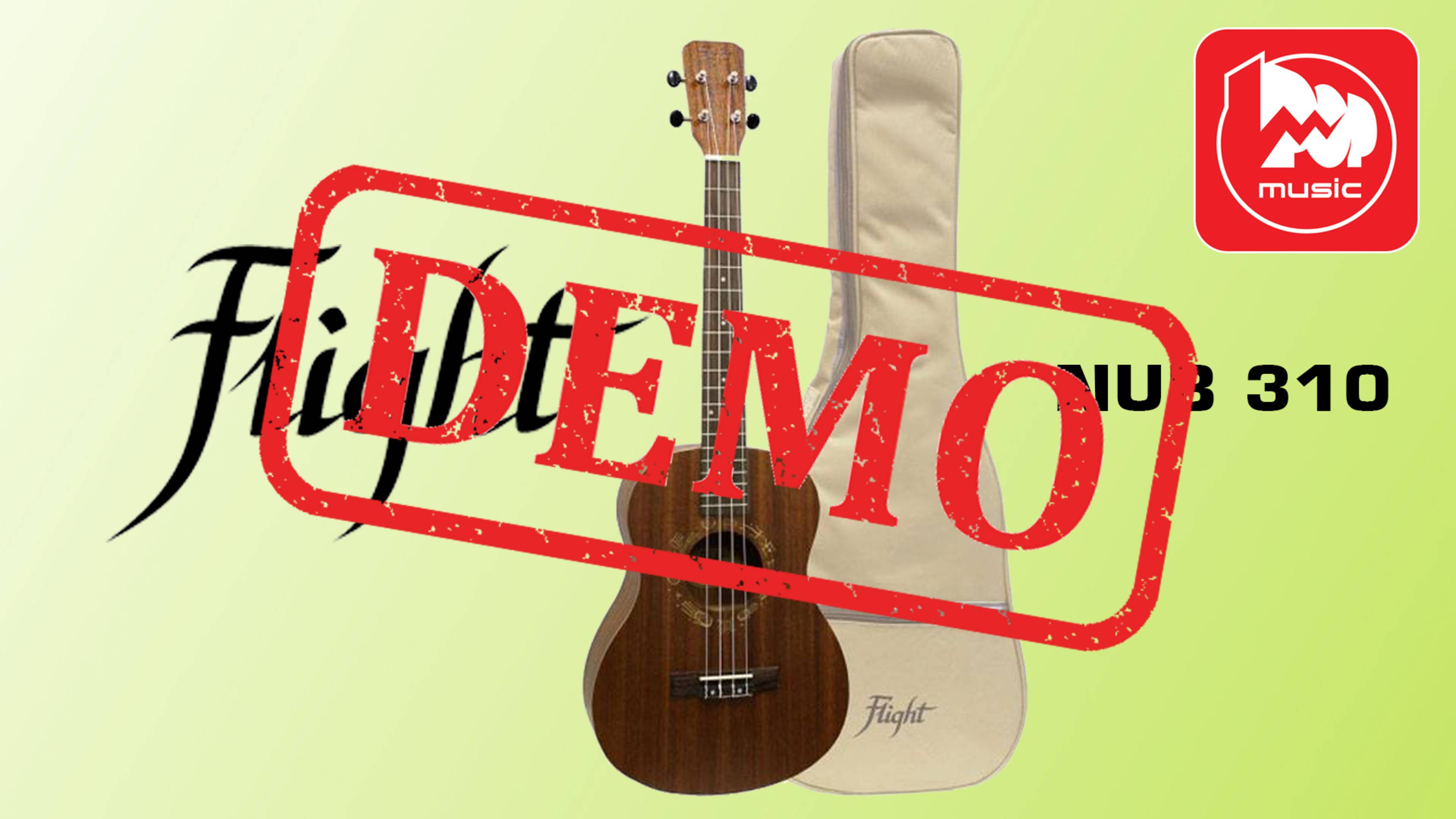 Укулеле FLIGHT NUB 310 - демонстрация звучания смотреть онлайн