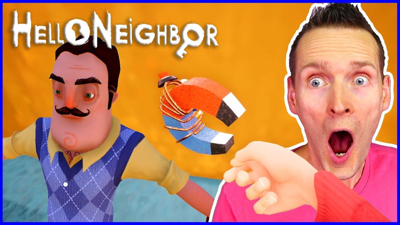 Found the MAGNET+CROWBAR and SECRET MAGNETIC MACHINE Hello Neighbor смотреть онлайн