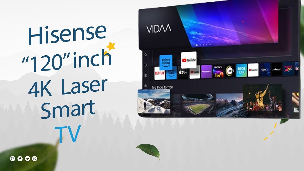 Hisense 120 inch 4K Laser Smart TV Tamil смотреть онлайн