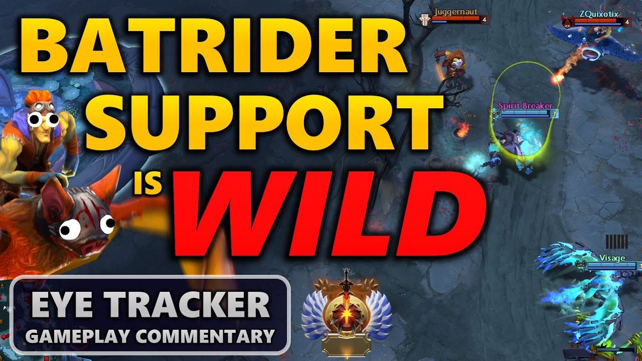 Batrider Support wasn't nerfed enough - Eye Tracker Gameplay Commentary | Dota 2 7.33d смотреть онлайн