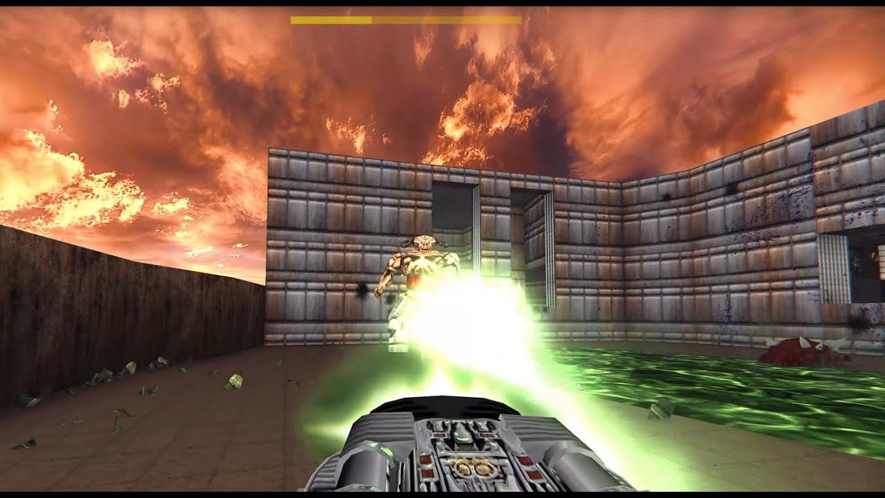 Doom Remake 4 - POOL.WAD Long Play смотреть онлайн